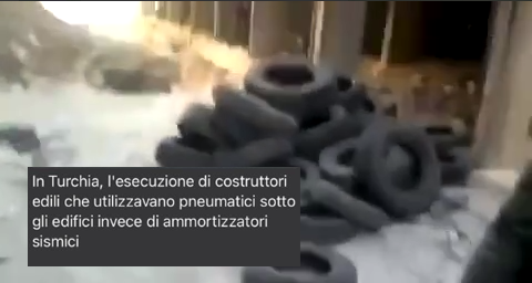 Il falso video dei costruttori turchi condannati a morte