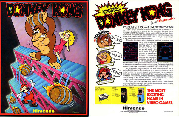 Volantino di Donkey Kong, fonte Wikipedia
