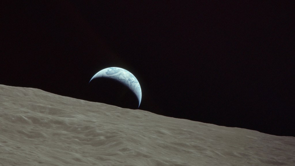 Alba terrestre sulla Luna, Missione Apollo 17, NASA