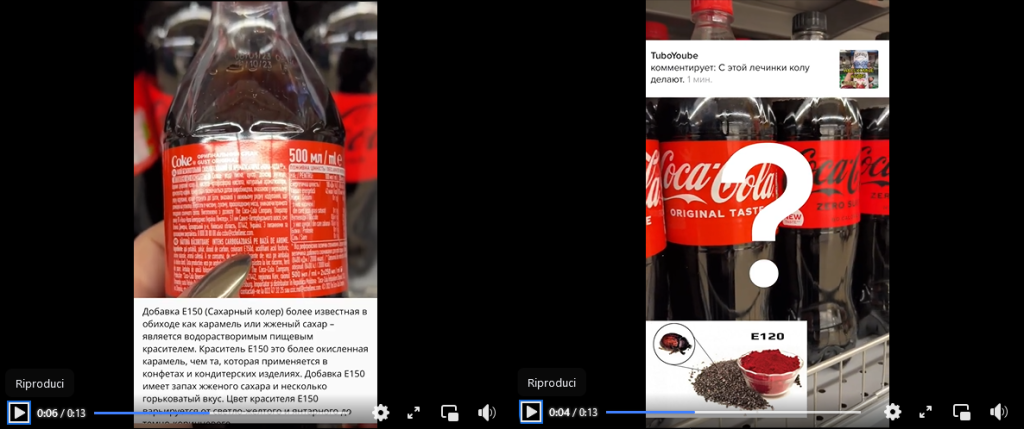 Il video (in cirillico) che parla di chitina e insetti nella Coca Cola