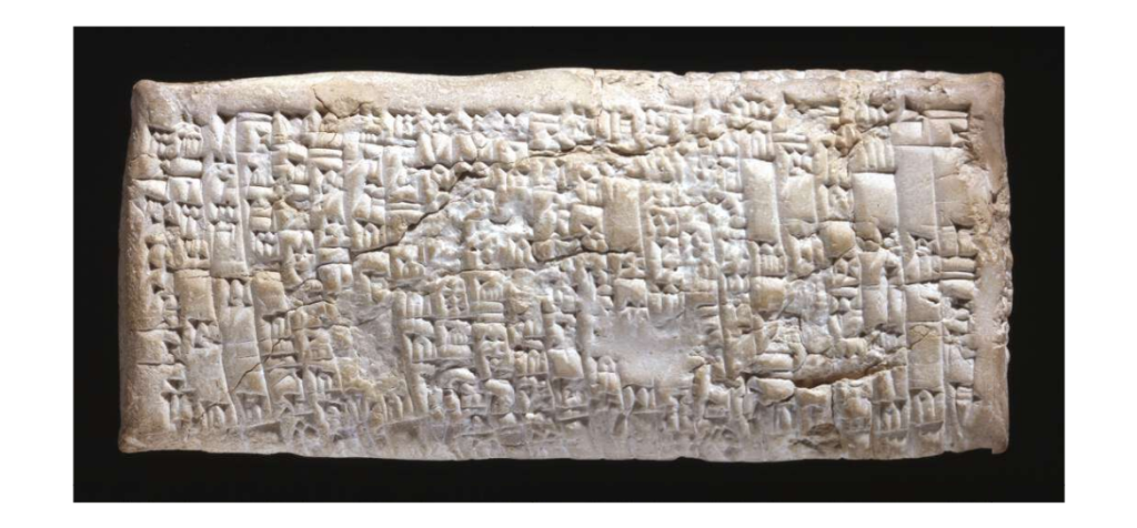 Una delle "Tavolette di Ea-Nasir", fonte British Museum