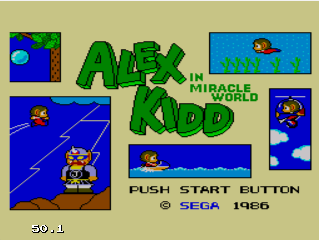 Alex Kidd in Miracle World, screenshot