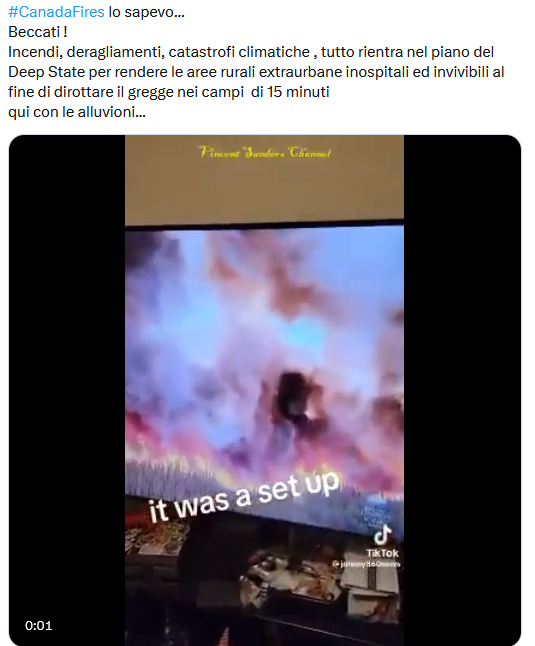 Torna la fake news degli elicotteri che appiccano gli incendi (e altro)