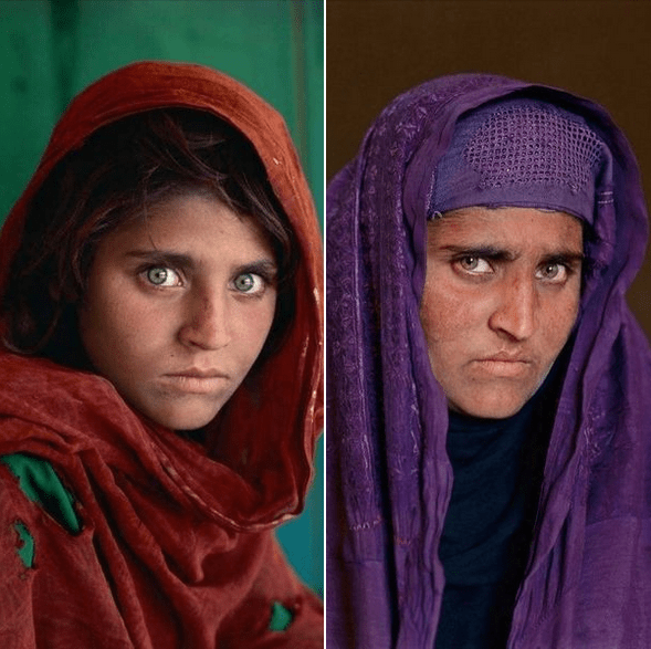 Sharbat Gula, la ragazza afghana dagli occhi blu, decenni dopo