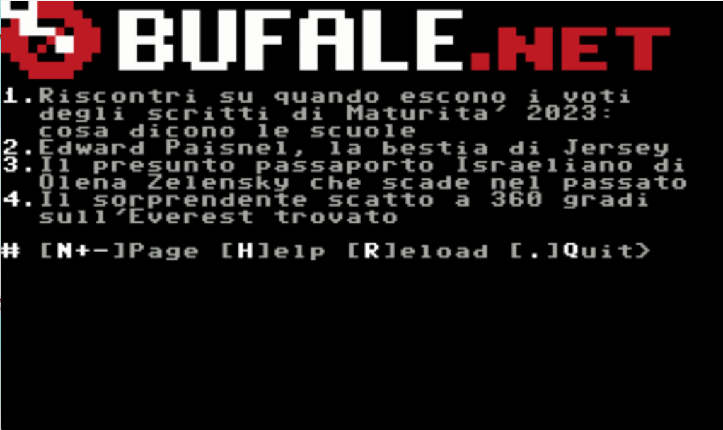 Retrocampus BBS, Bufale.net