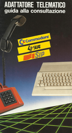 Copertina manuale adattatore telematico SIP per Commodore 64C