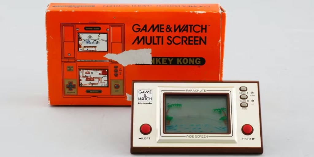 Game & Watch Nintendo, modello Donkey Kong Foto: Bukowskis Market via Barnebys Pricebank