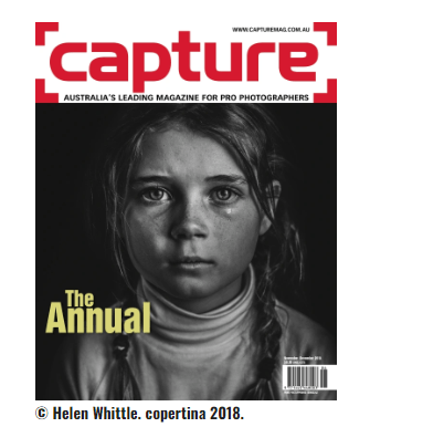 La copertina di "Capture" con lo scatto di Helen Whittle
