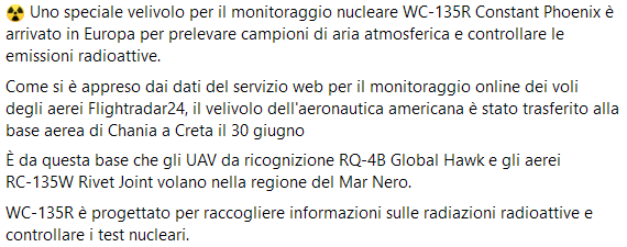 Le fonti russe, Constant Phoenix e la minaccia nucleare (di nuovo)