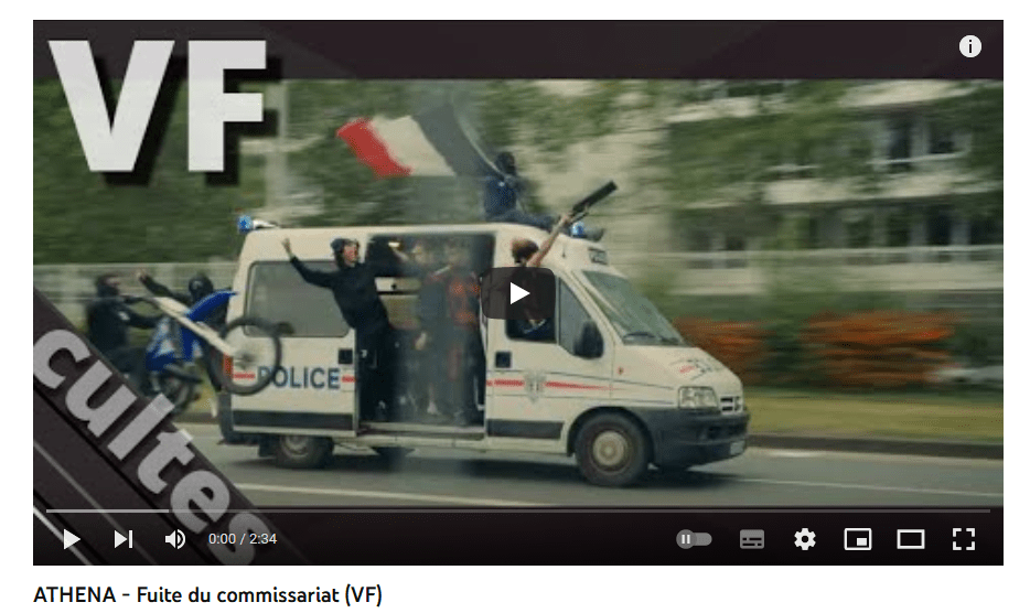 La scena del film "Athena"