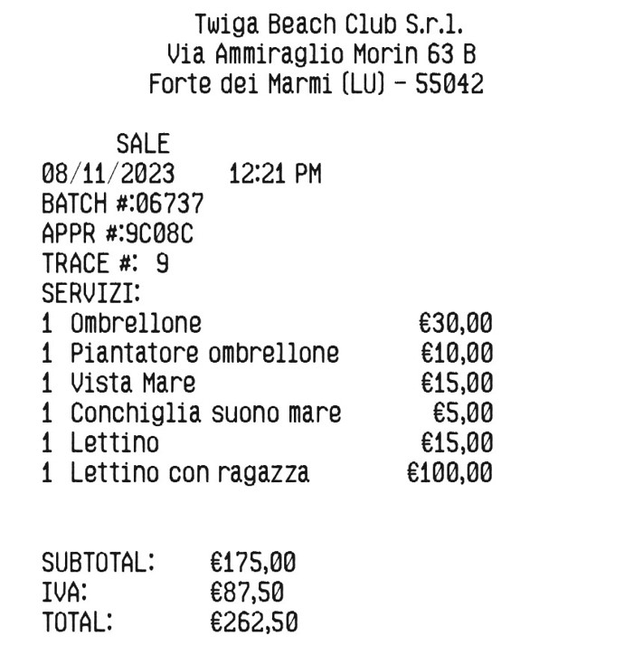 Se avete creduto all'IVA al 50% al Twiga ho una brutta notizia per voi