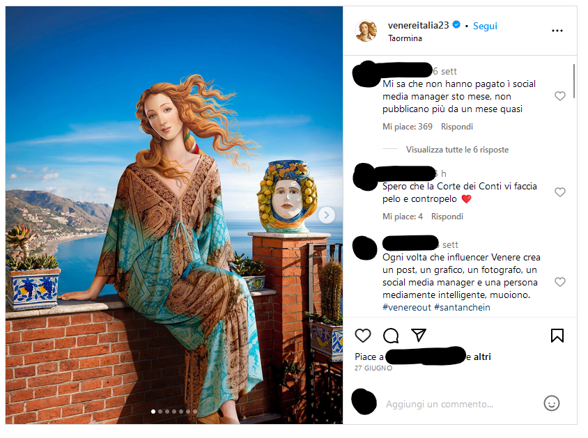 "Che fine ha fatto Venere Influencer?": L'ombra di un'inchiesta su Open to Meraviglia?