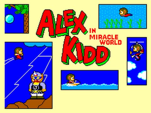 La prima apparizione videoludica di Alex Kidd - SEGA