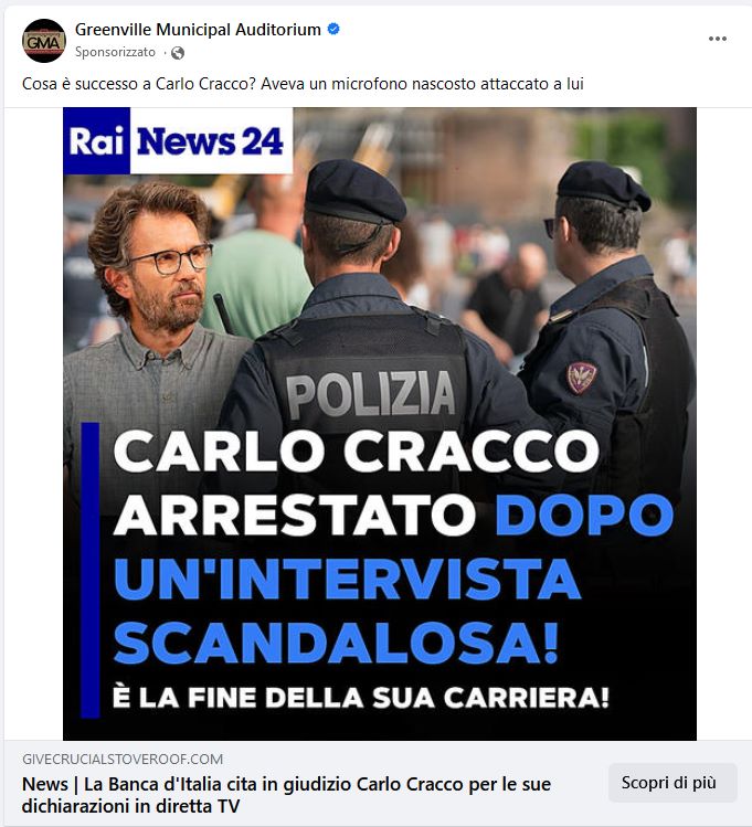 Il surreale falso spot di Carlo Cracco arrestato da Bankitalia