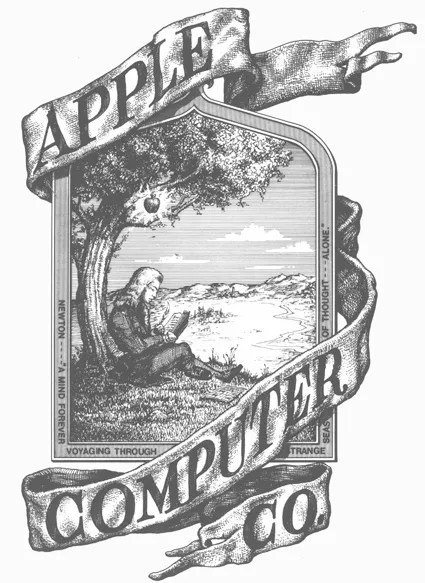 Primo logo della Apple