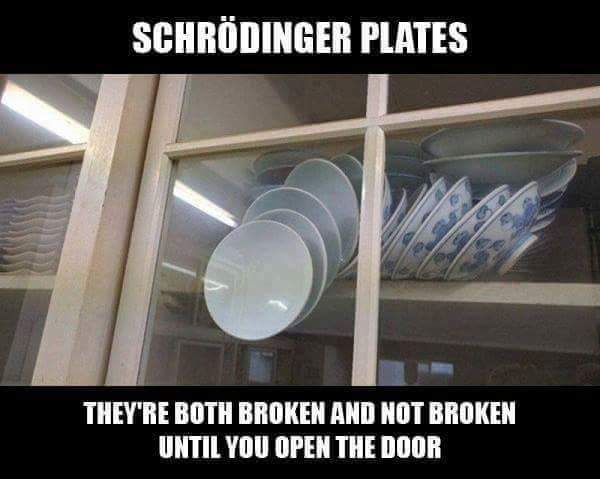 I piatti di Schrödinger e il finale della storia che nessuno conosce