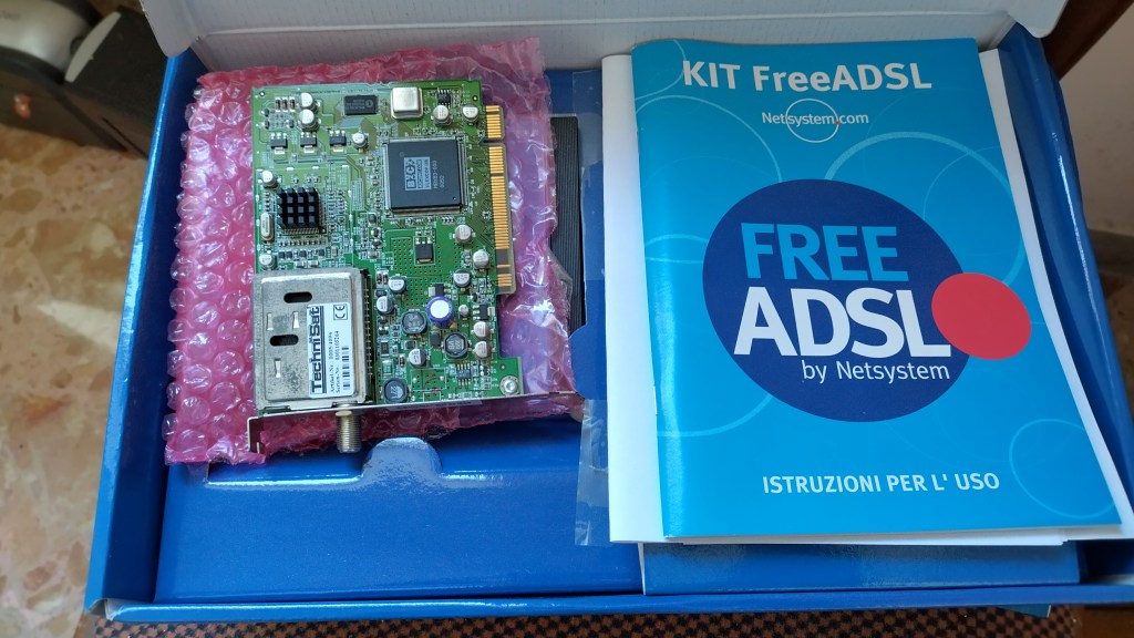 Kit NetSystem del 2000 per la connessione ADSL via Satellite