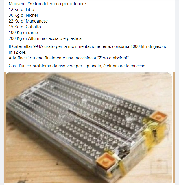 Questa è una batteria Tesla che rovina l'ambiente