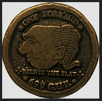 Uno "Zorkmid", moneta del mondo di Zork