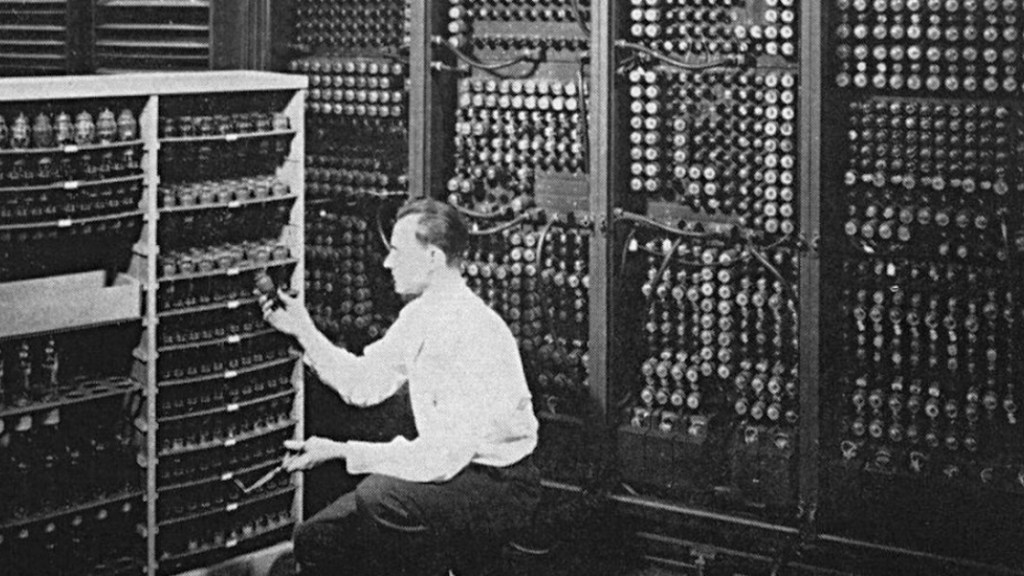 Immagine dell'ENIAC, primo computer ad avere un buzzer