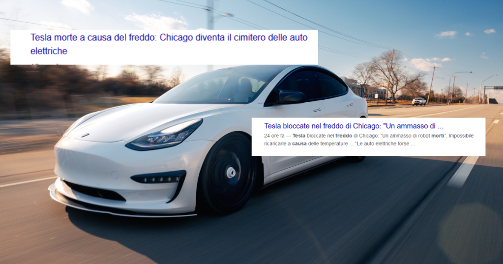 Il non-caso delle "Tesla morte di freddo a Chicago"