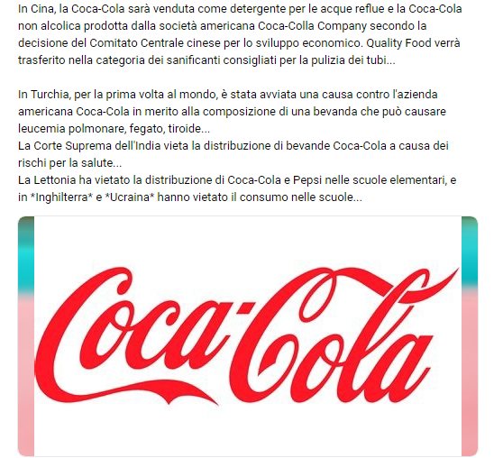 La Coca Cola è vietata in Cina e dintorni? No, parola di fonti (satiriche) russe!