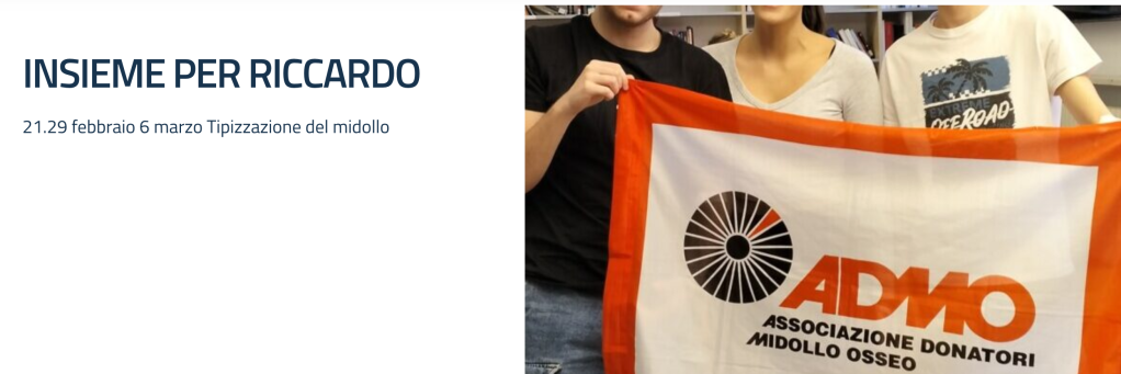 Cuneo: Serve un donatore di midollo osseo per Riccardo