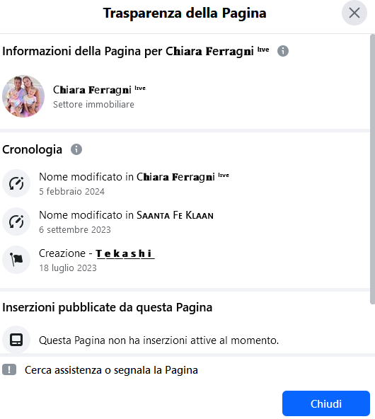 Il campo trasparenza