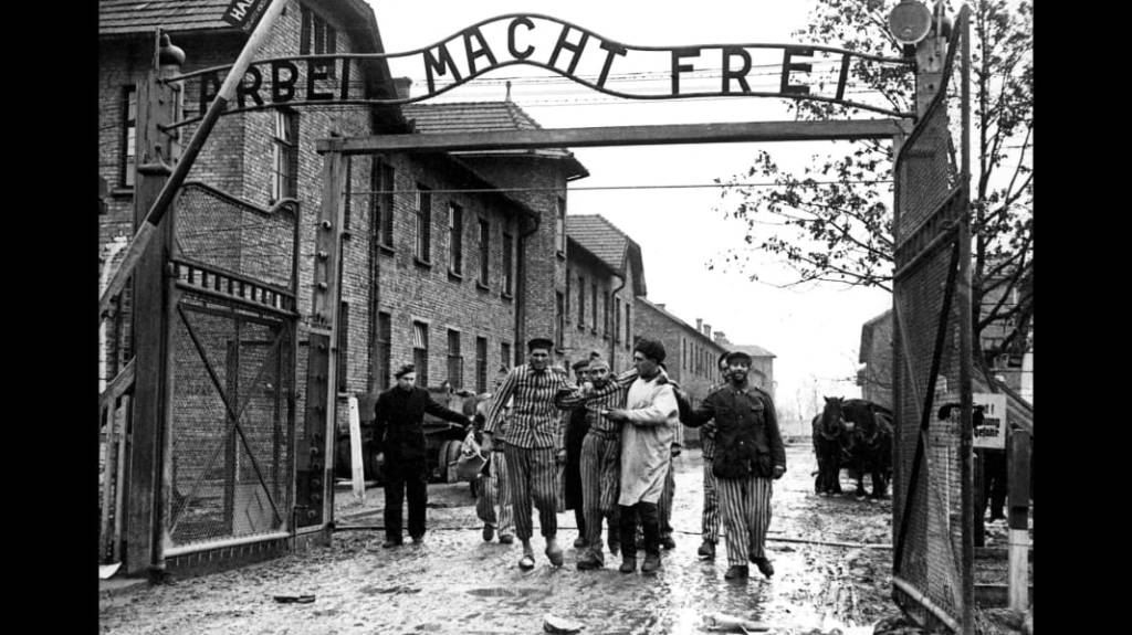 Iconica veduta di Auschwitz