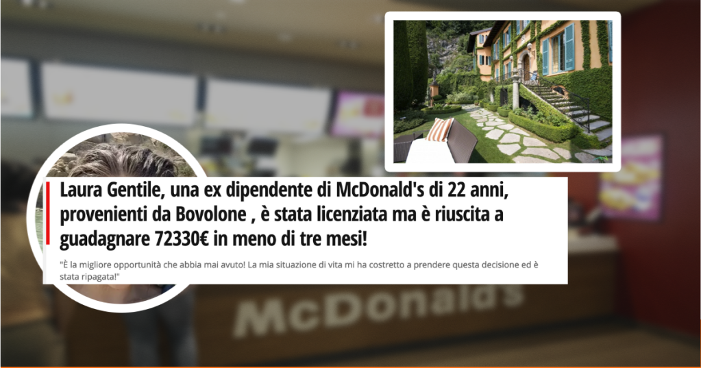 Questa dipendente di McDonald's diventata miliardaria non esiste
