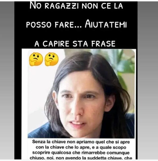 La frase di Schlein sulla chiave in realtà viene da Pirati dei Caraibi