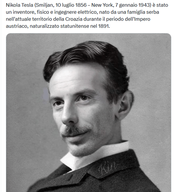 No, questa non è una foto di Nikola Tesla (ovviamente)