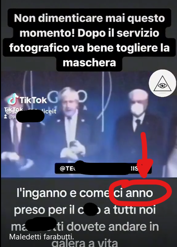 Il ritorno del video decontestualizzato di Boris Johnson, Draghi e Mattarella senza mascherina al G20