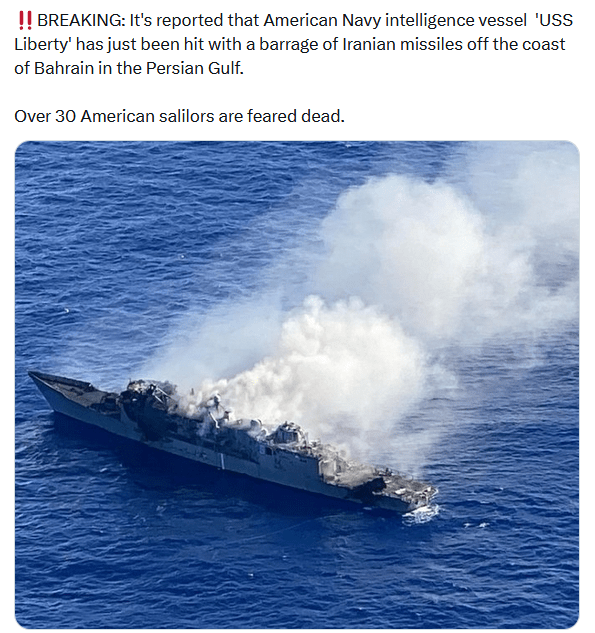Per le fonti russe la USS Liberty è stata affondata dagli Iraniani (ma non esiste dal 1967)