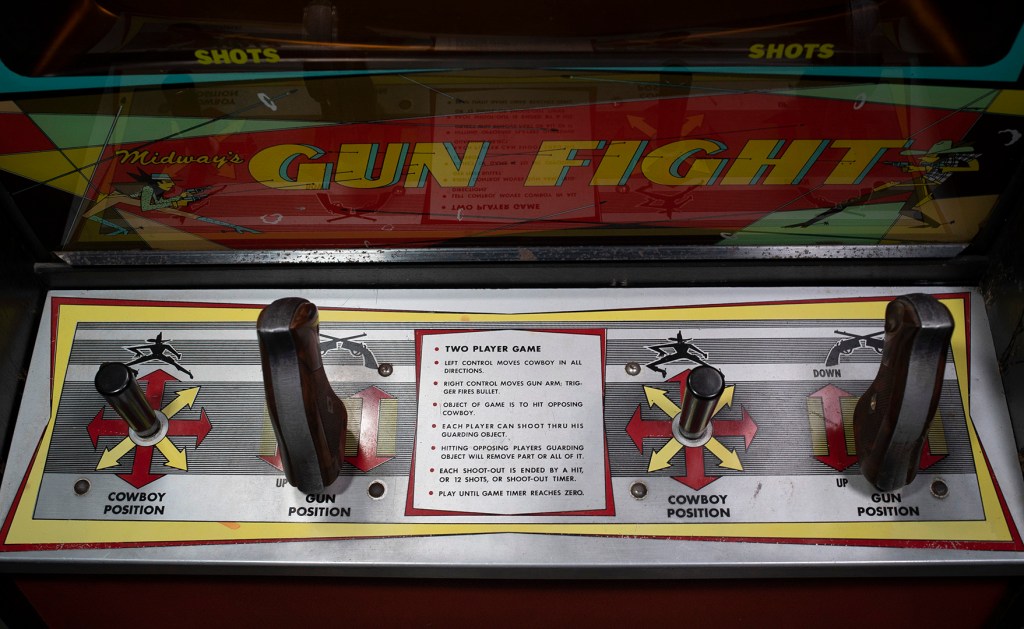 Plancia di Gun Fight, fonte Arcadeologia
