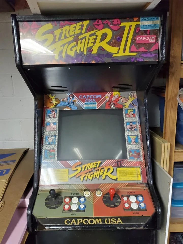 Uno dei possibii cabinati per Street Fighter II, fonte Reddit