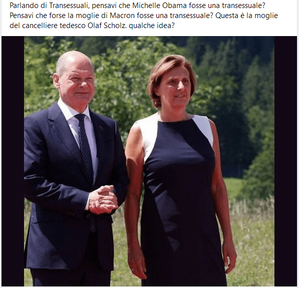 Per i complottisti Britta Ernst è transessuale: l'accusa comune tutto il complotto