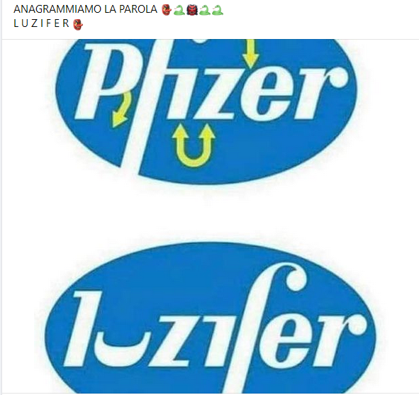 No, non è vero che Pfizer è l'anagramma di Lucifer
