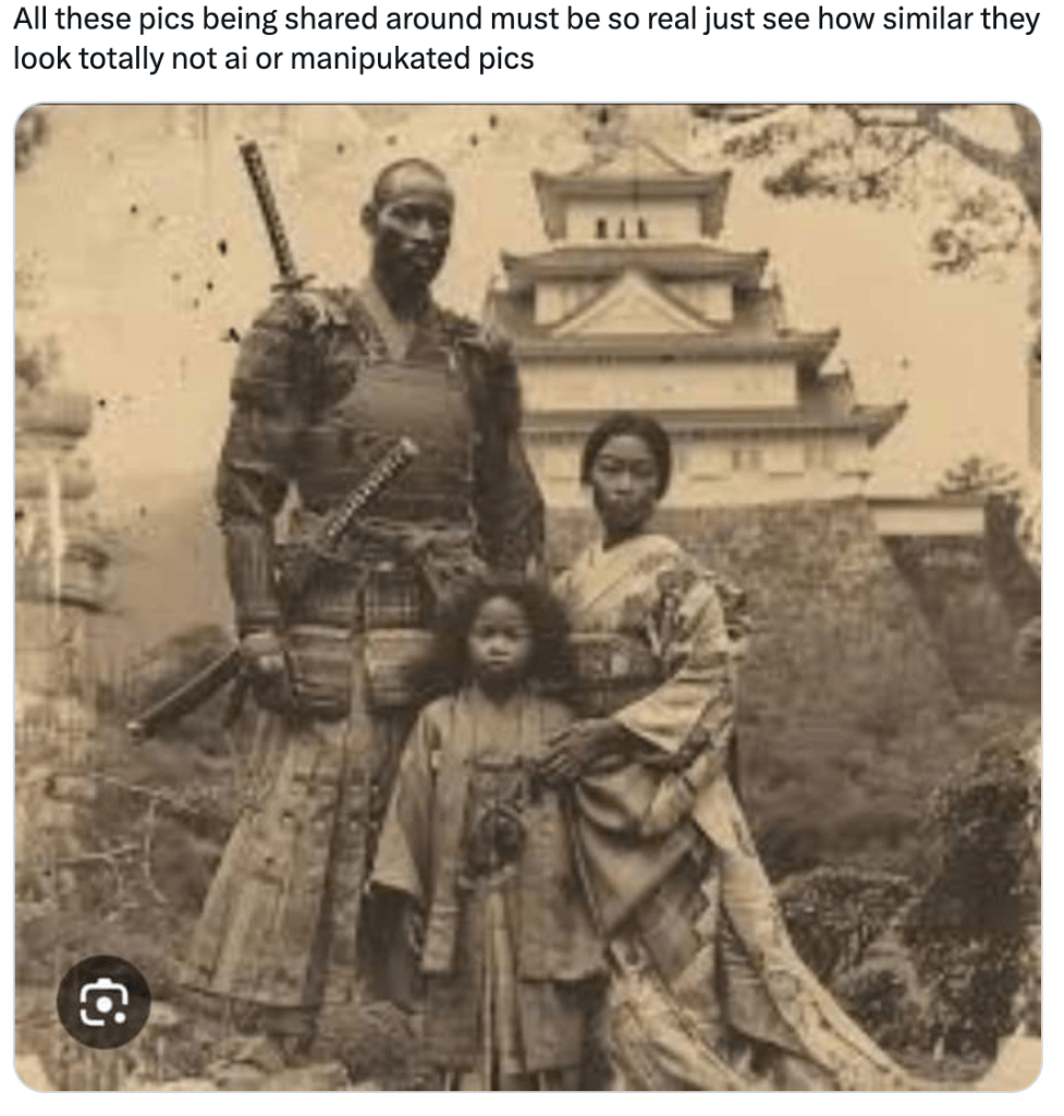 La seconda presunta foto di Yasuke