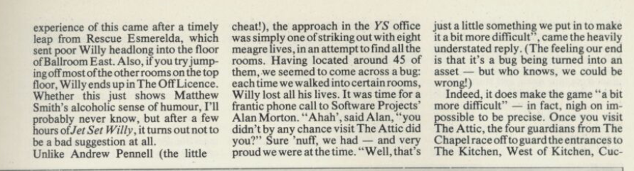 E alla fine aveva ragione il giornalista (tratto da Your SpectrumIssue 4 (June 1984) )