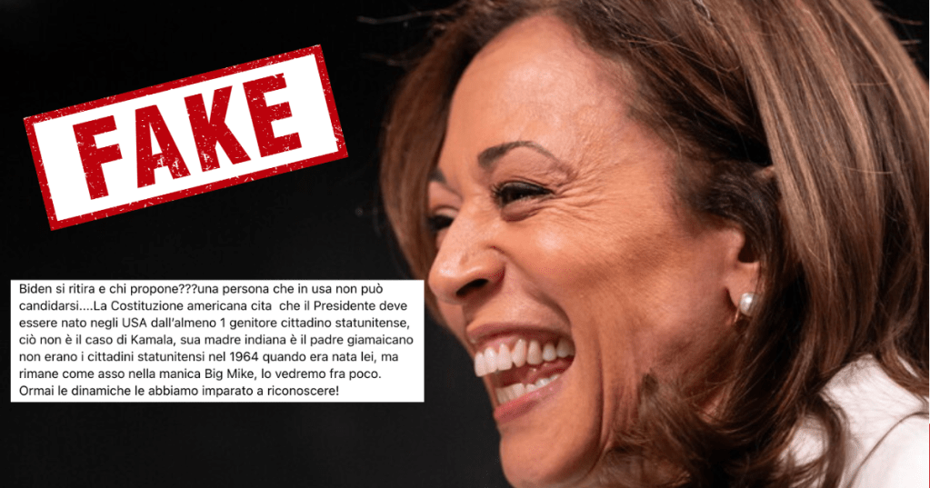 Kamala Harris è una cittadina americana: le meraviglie delle fake sul "birtheism"