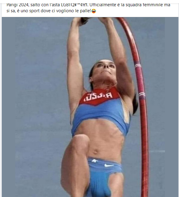 La campionessa di salto con l'asta transessuale semplicemente non esiste