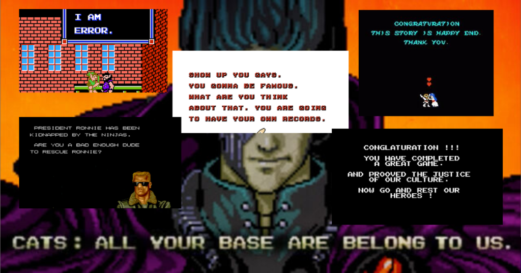 All your base are belong to us e il bizzarro mondo dell'engrish nei videogame retro