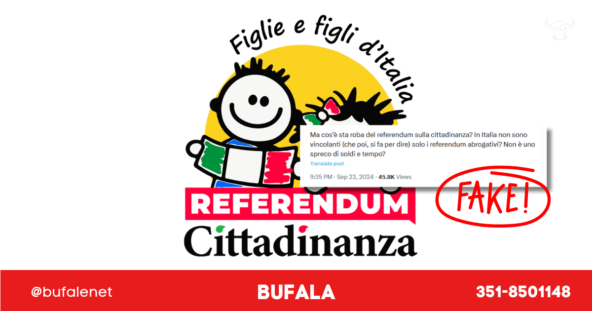 bufala sindaco di lonigo