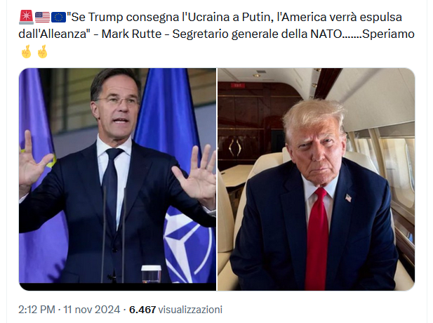 La NATO vuole espellere l'America, ma solo secondo i siti doppelganger