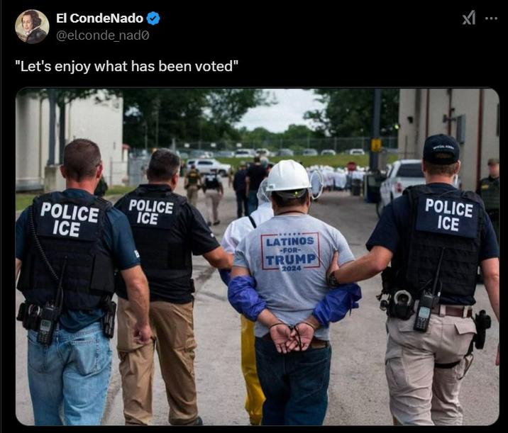 No, questa foto non raffigura un supporter di Trump latino deportato in madrepatria