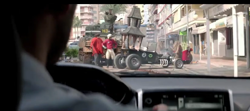 Il Diabolico Coupé come appare nello spot del 2013