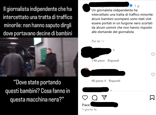 Questi sono davvero minorenni rapiti per scopi nefasti?