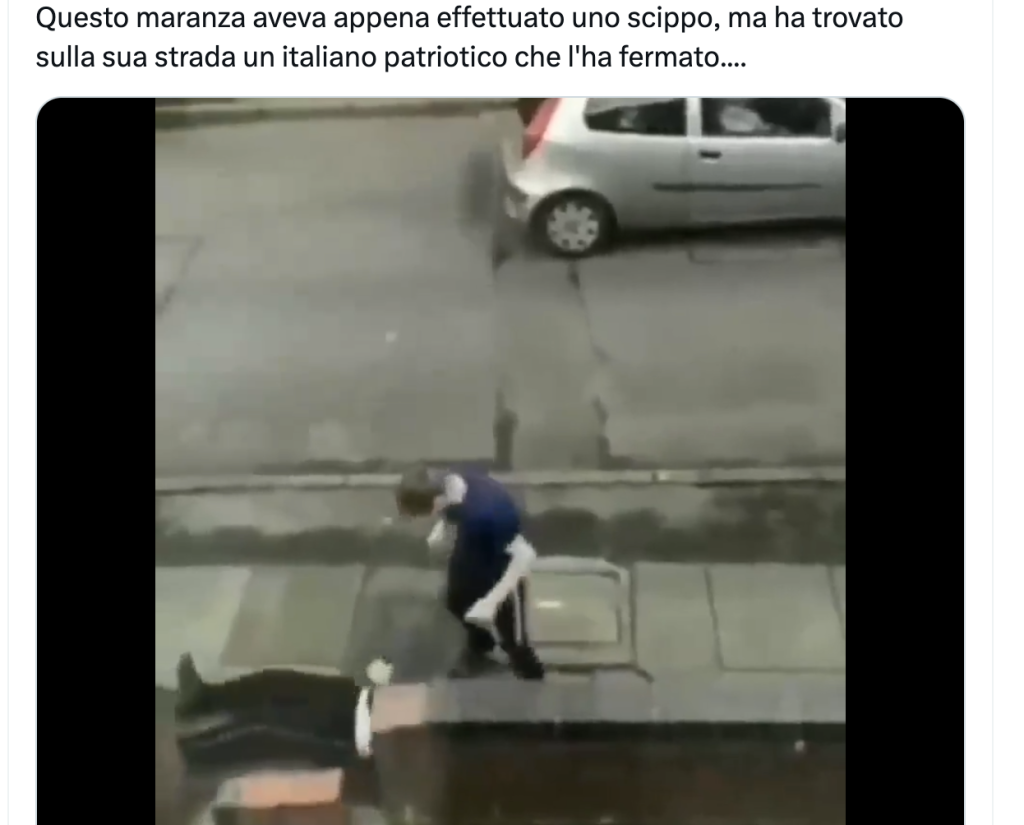 Il video dell'italiano patriottico contro il maranza è un caso di ragebait