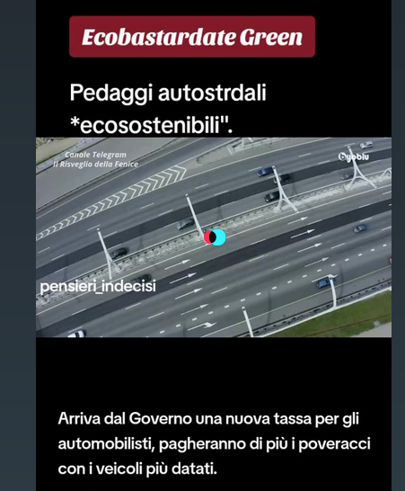 No, non è vero che il decreto infrastrutture prevede i pedaggi autostradali Green